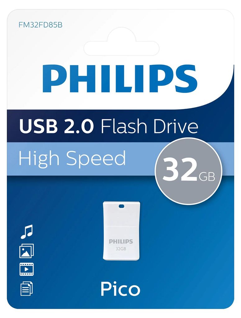 Philips USB-Stick 32 GB USB 2.0 Pico Edition Leserate bis Produktbild 