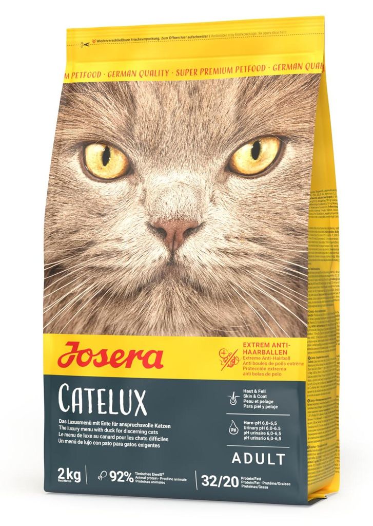Josera Catelux, Adult, Ente, Geflügel, 2 kg Produktbild 