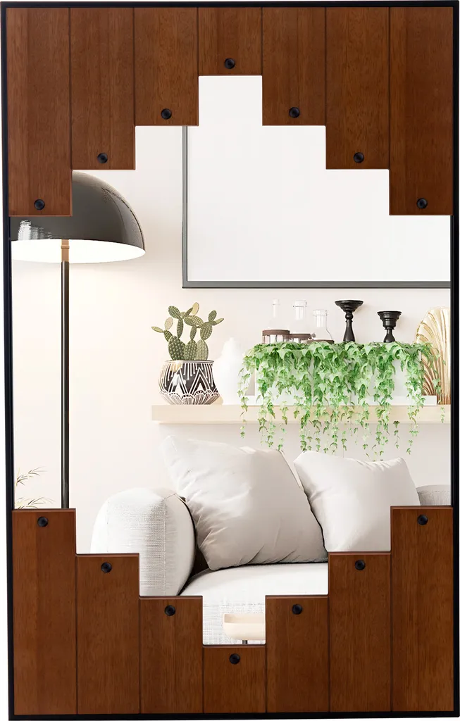 Miroir rectangulaire grand format pour agrandir une pièce sombre