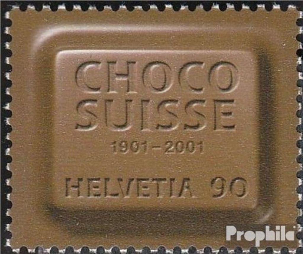 Briefmarken Schweiz 2001 Mi 1759 (kompl.Ausg.) gestempelt Chocosuisse
