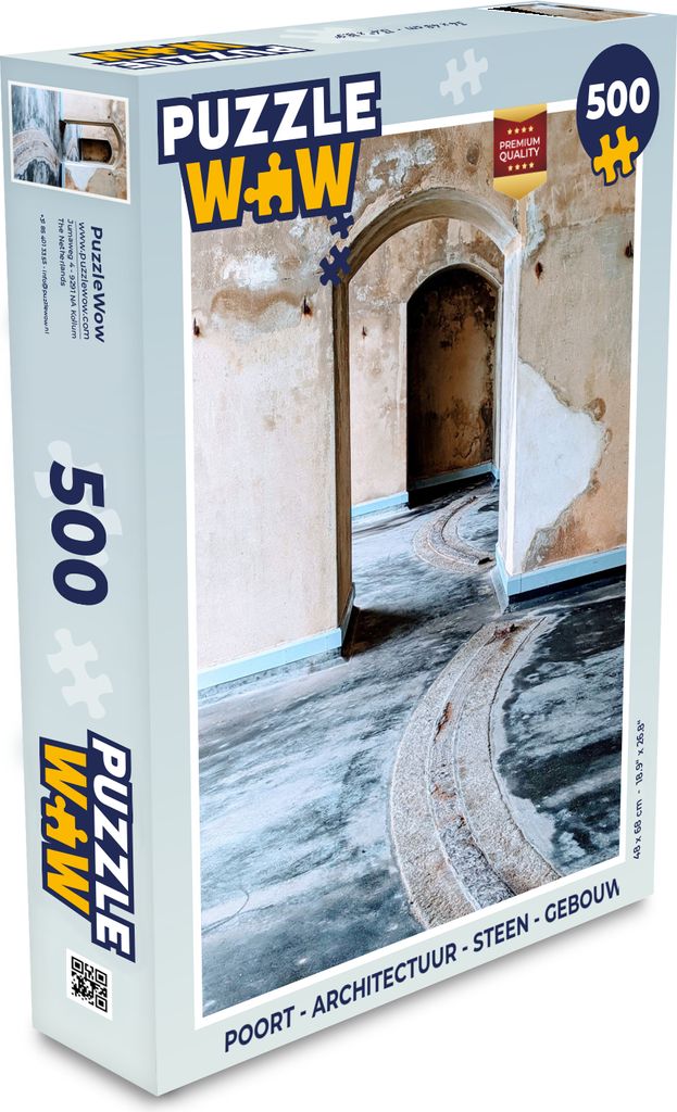 MuchoWow Puzzle 500 Teile Tor - Architektur - Stein - Gebäude - Denken - Spiel - Toy