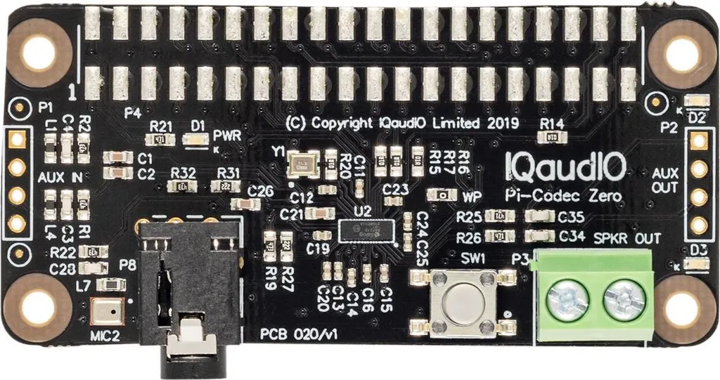 Codec audio Raspberry Pi Zero RB-IW-SC0366 pour corriger le son du Pi - 9