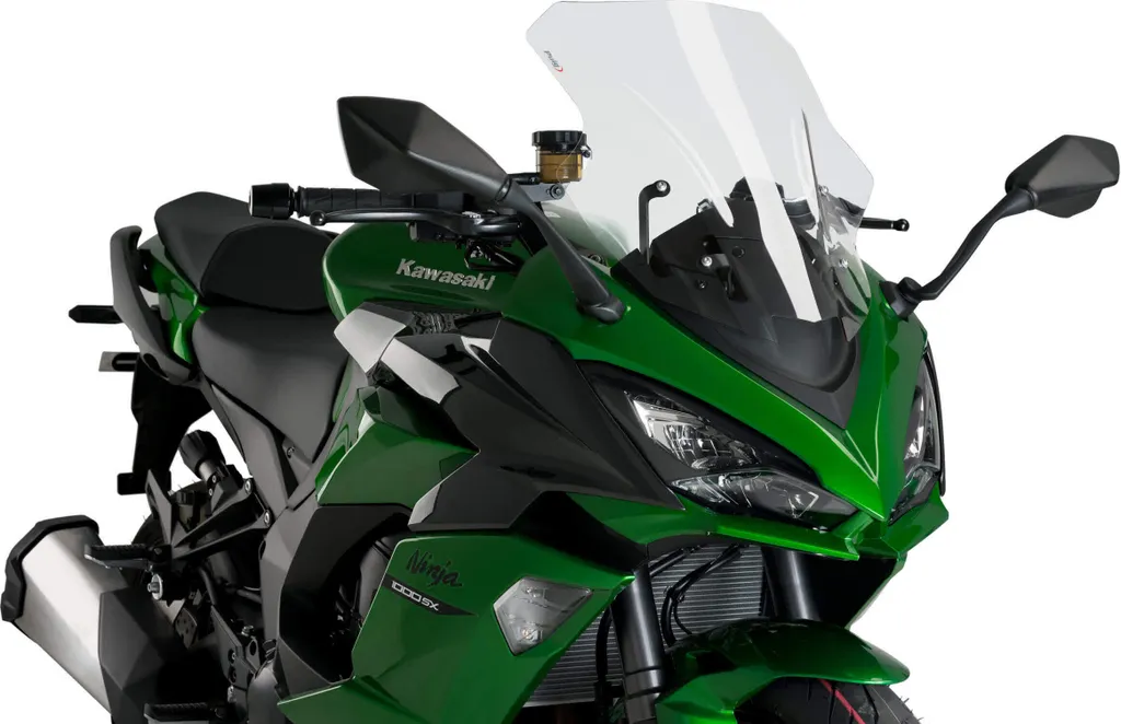 Bulle PUIG Racing Transparente homologuée ABE pour Kawasaki Ninja ZX-6R