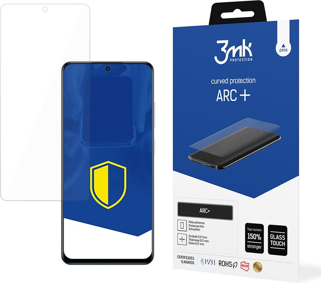 3mk Display Schutzfolie ARC+ für Realme Narzo 70x 0,17mm Produktbild 