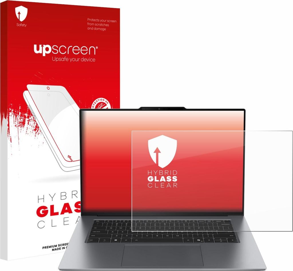 upscreen Schutzglas für Lenovo ThinkPad X9 14 G1 Schutzfolie Panzer Folie Glas Display Schutz klar