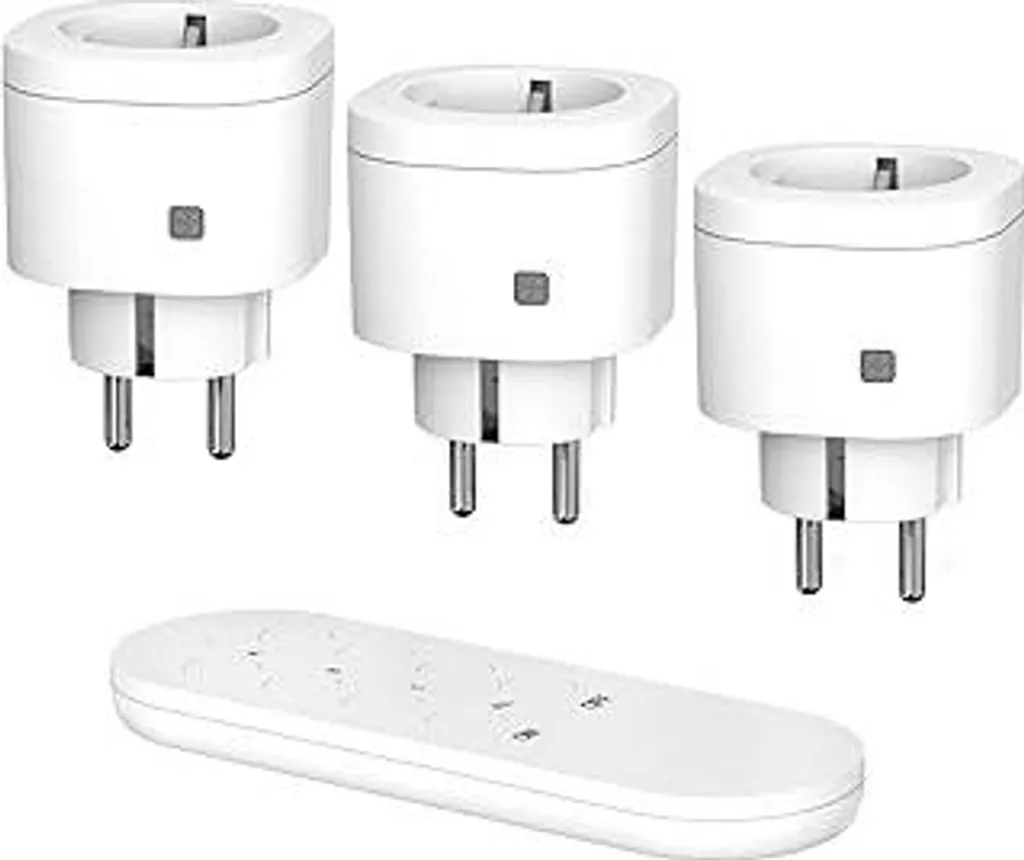 TESSAN Presa con Telecomando Wireless, Presa Telecomandata Portata 25M, Prese Commutabile