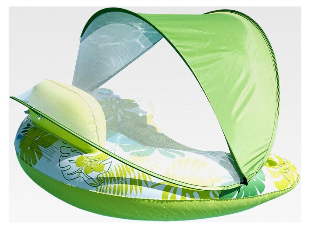 Pool Float Chair, Schwimmflöße für Erwachsene mit Getränkehalter, ergonomischer aufblasbarer Wasserliegestuhl für Männer und Frauen zum Entsp...