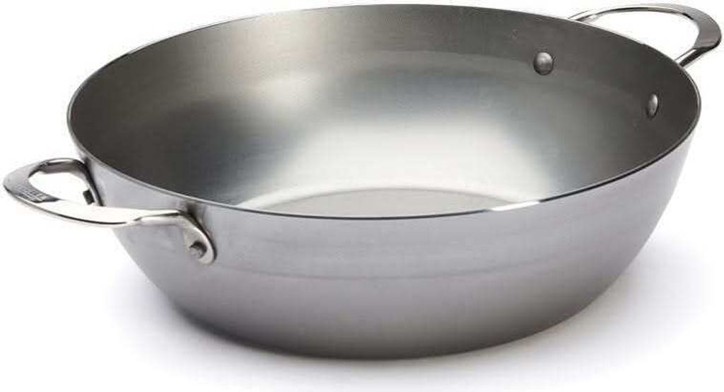 De Buyer Hapjespan / Sauteuse met 2 handvaten - Mineral B Productafbeelding 