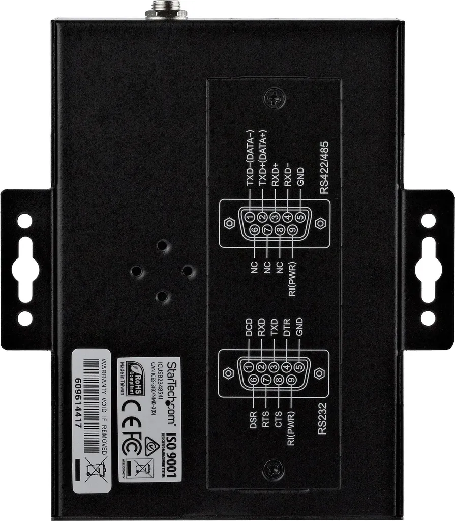 Concentrateur USB StarTech combi RS232/424/485 boîtier métallique