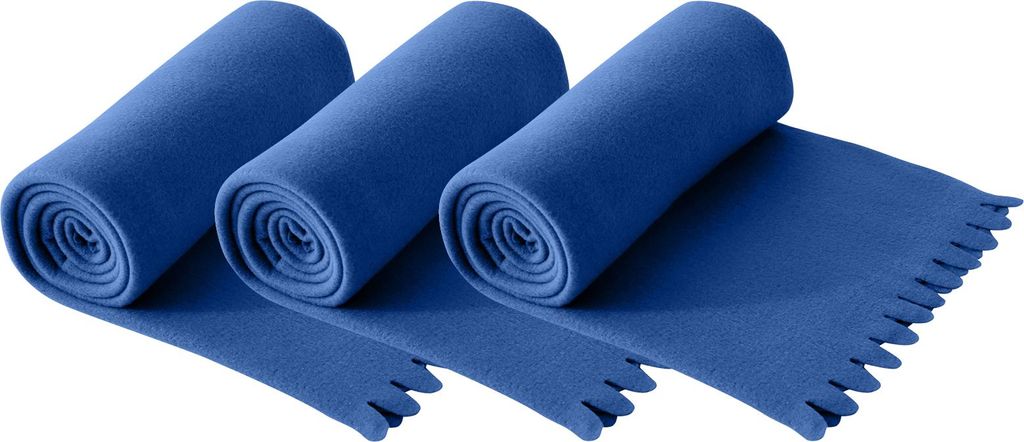 wometo 3er Set WAVE Fleecedecken 120x160 cm –  ca. 300g Produktbild 