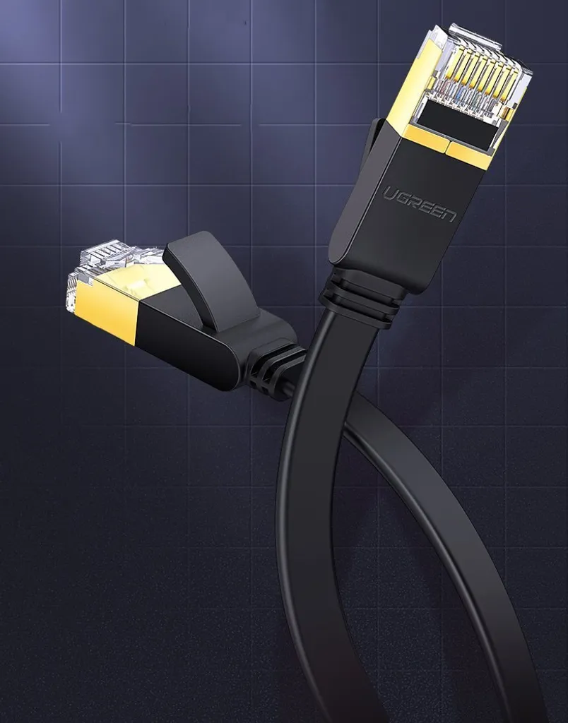 Cavo LAN Cat 7 Ugreen Piatto 3m | Cavo Ethernet Professionale 10Gbps - 16
