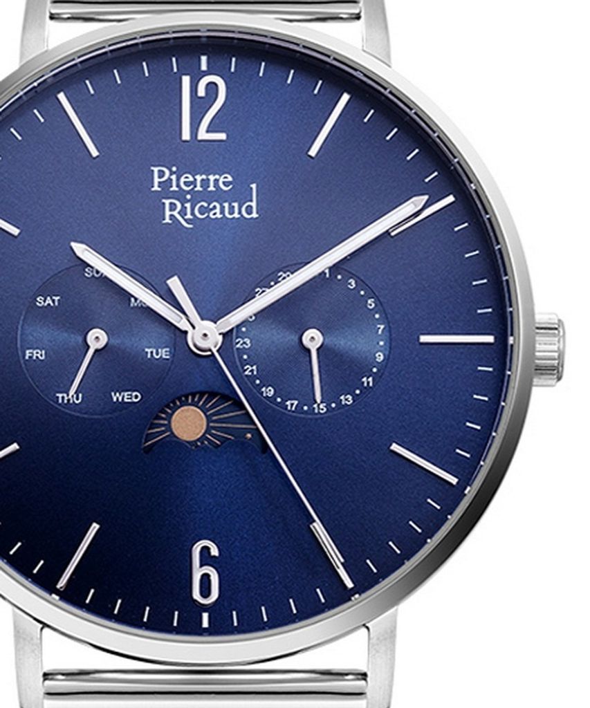 Pierre Ricaud Herrenuhr P60024.5155QF silber