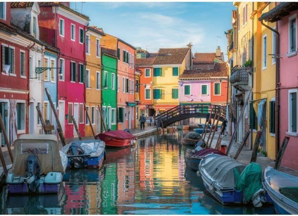 Ravensburger Puzzle 1000 Teile - Burano Italien - Erwachsene & Kinder ab 14 Jahren