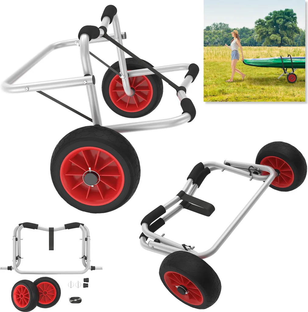 Chariot Kayak Pliable LZQ : Fini le Portage Difficile des Bateaux