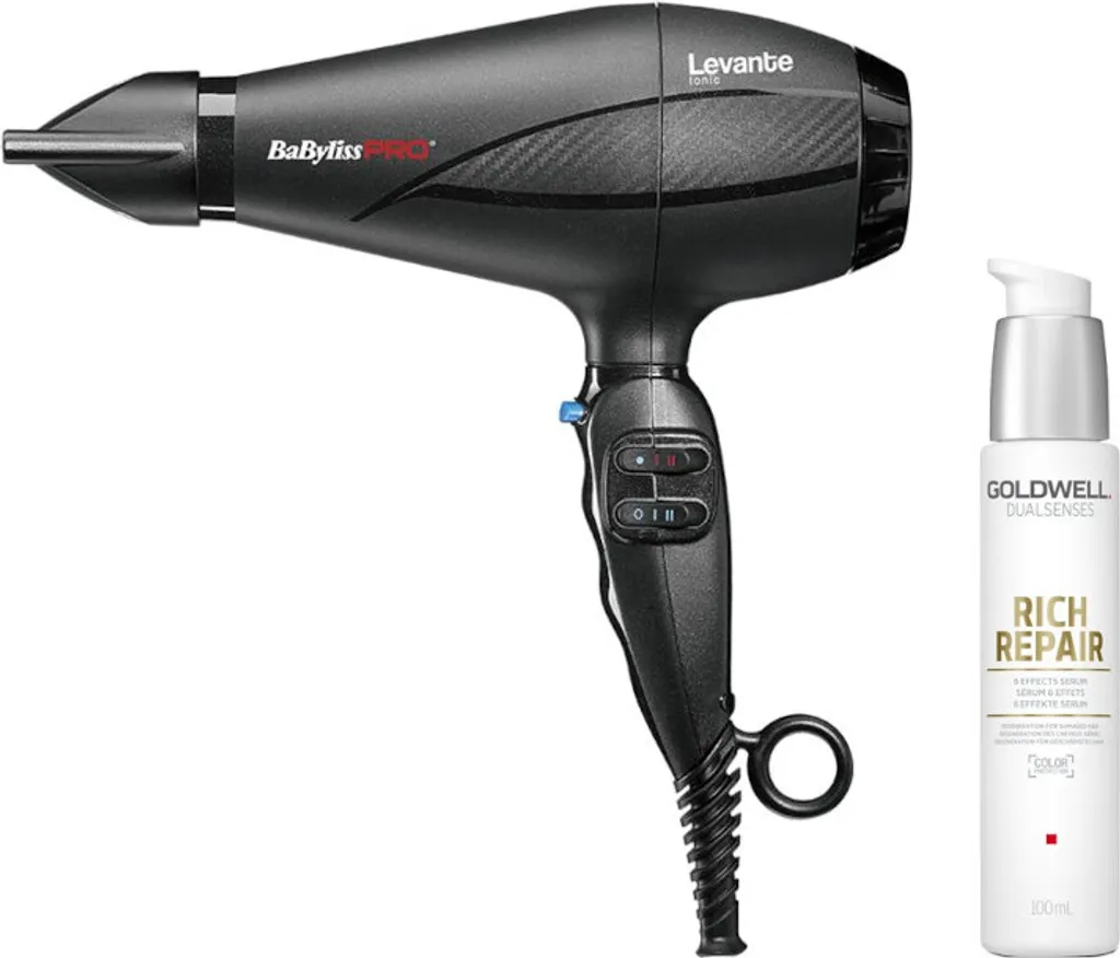 BaByliss PRO Levante HQ BAB6950IE + Goldwell Serum: Kit Phon Professionale