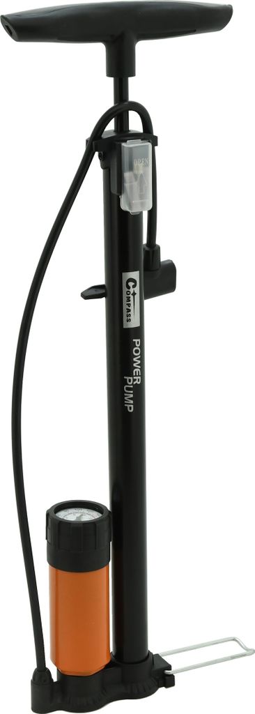 handluftpumpe 59x3,2cm POWER PUMP mit Manometer Produktbild 