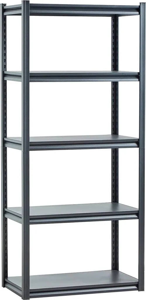 Étagère de garage modulable 183 cm à 5 niveaux réglables haute capacité