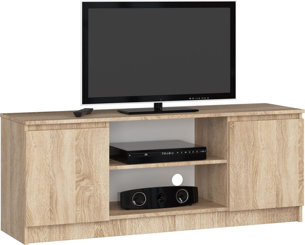 Akord Tv-Lowboard 2 Türen 1 Einlegeboden Sonoma-Eiche Produktbild 