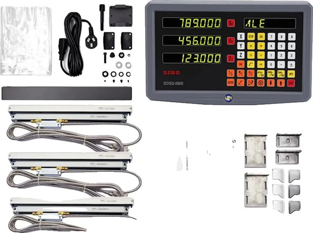 Règle Optique Résolution 1 micron KA500 DRO-3PCS pour Tour et Fraiseuse