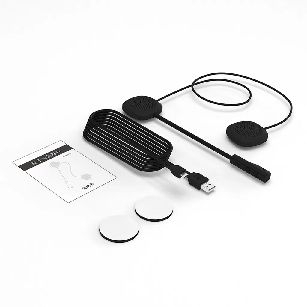 MH04 Auricolare Bluetooth 5.0 Casco Moto Vivavoce Stereo Musica HD