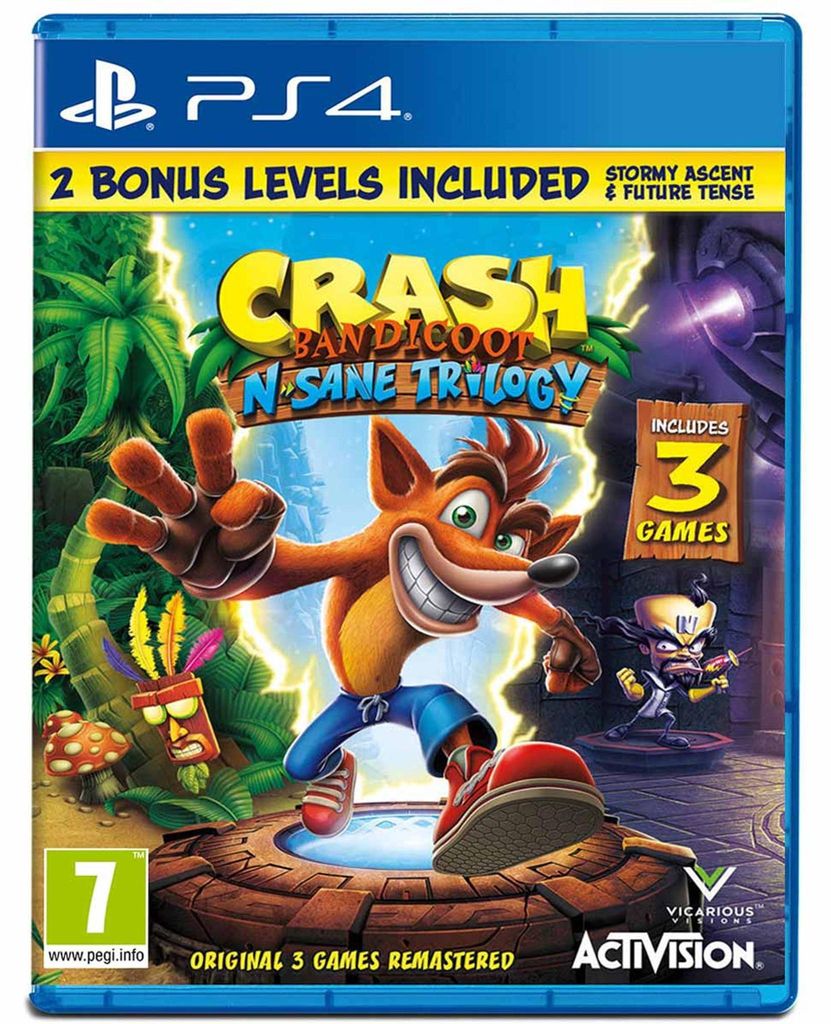 Activision Blizzard Crash Bandicoot N. Sane Trilogy, PS4, Produktbild 
