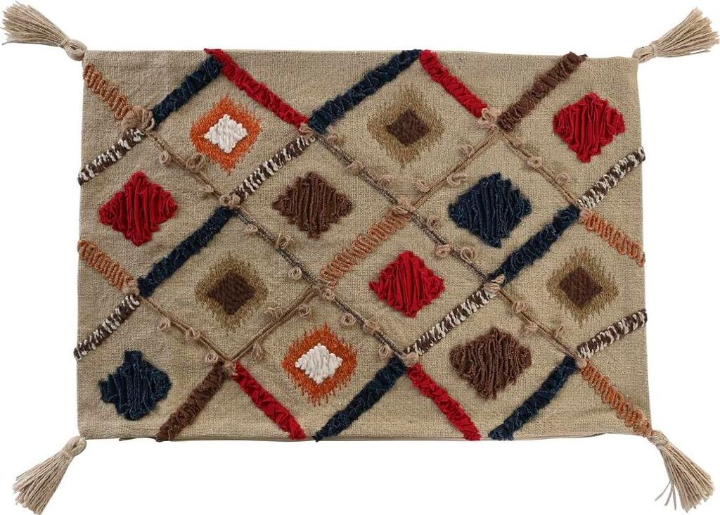 Kissenbezug DKD Home Decor 60 x 1 x 40 cm Bunt Randbereich