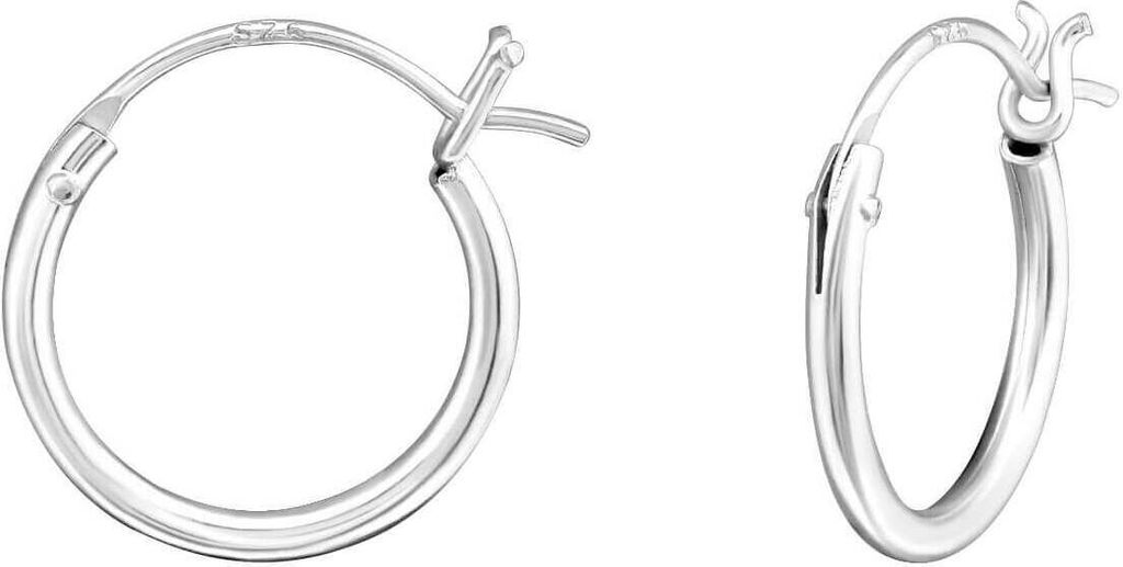 925 Sterling Silber Creolen Ohrringe Stärke 1,2mm mit Produktbild 