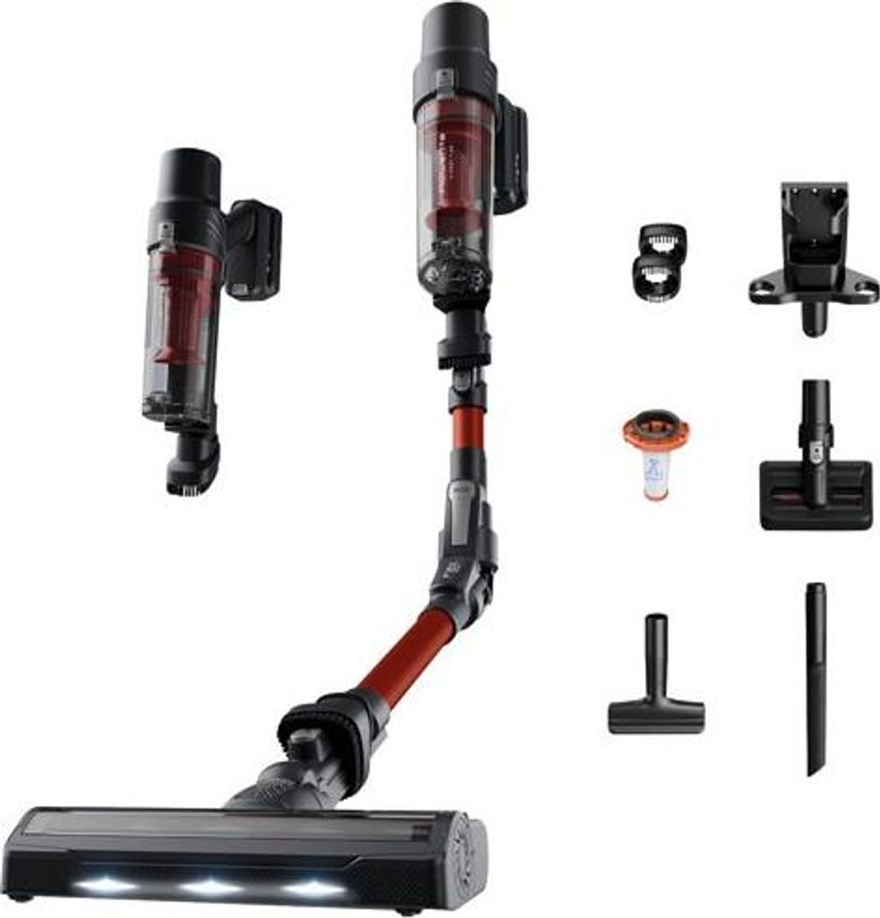 Aspirateur balai 2en1 rechargeable 18v rouge - Rowenta - Image du produit 