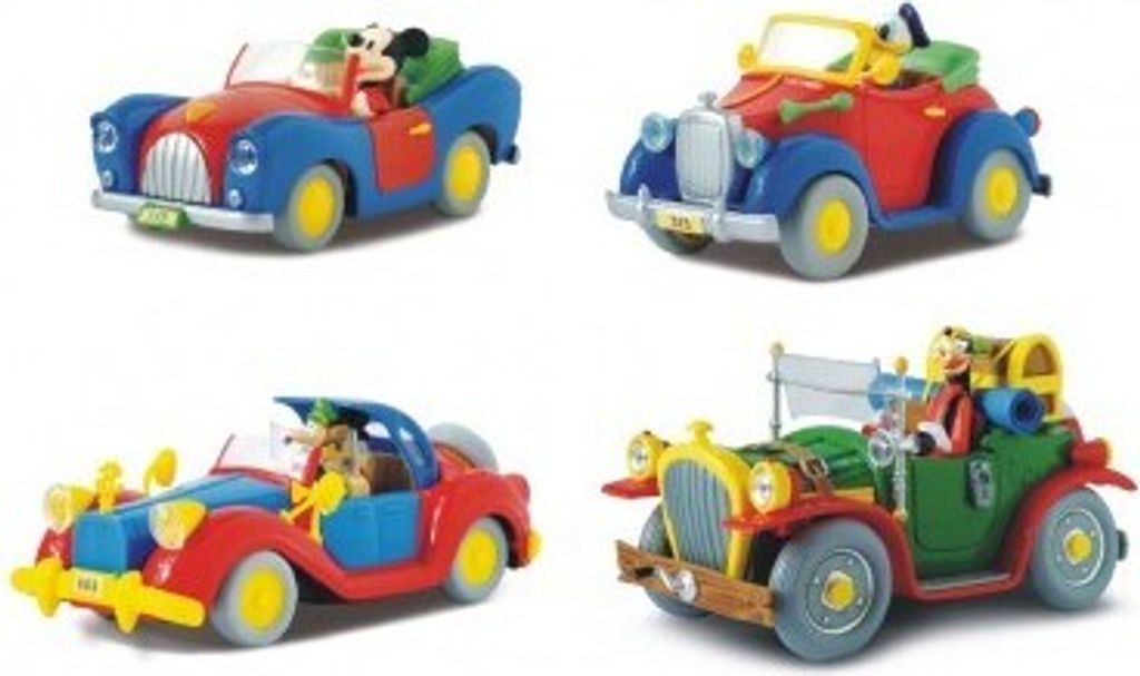 Auto con il tuo eroe preferito Topolino, Paperone,