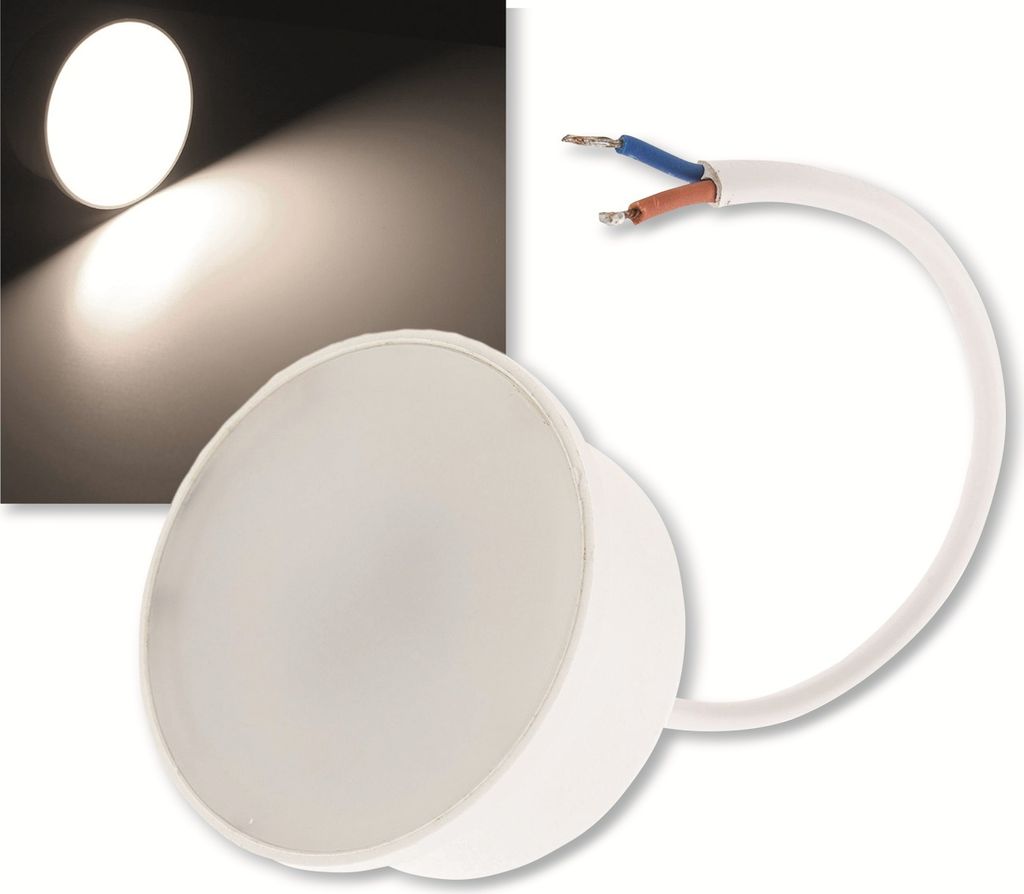 LED-Modul neutralweiß 120°, 4200K, 230V, 7W, 550lm, 50x24mm Produktbild 
