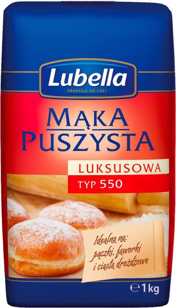 Mąka Pszenna Lubella Puszysta Typ 550 1 kg Obrázok produktu 