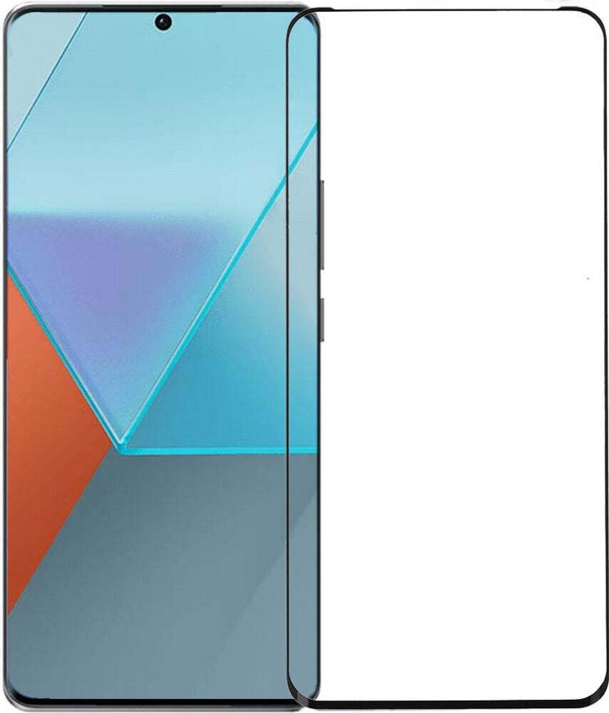 Gehärtetes Glas für Redmi Note 13 Pro Plus 5G, Mocolo 3D AB Full Glue, Schwarzer Rahmen