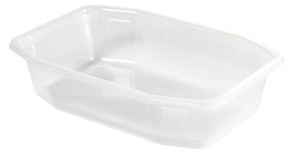 312x DUNIFORM PP-Schale HMR 215 x 148 x 50 mm Transparent ungeteilt