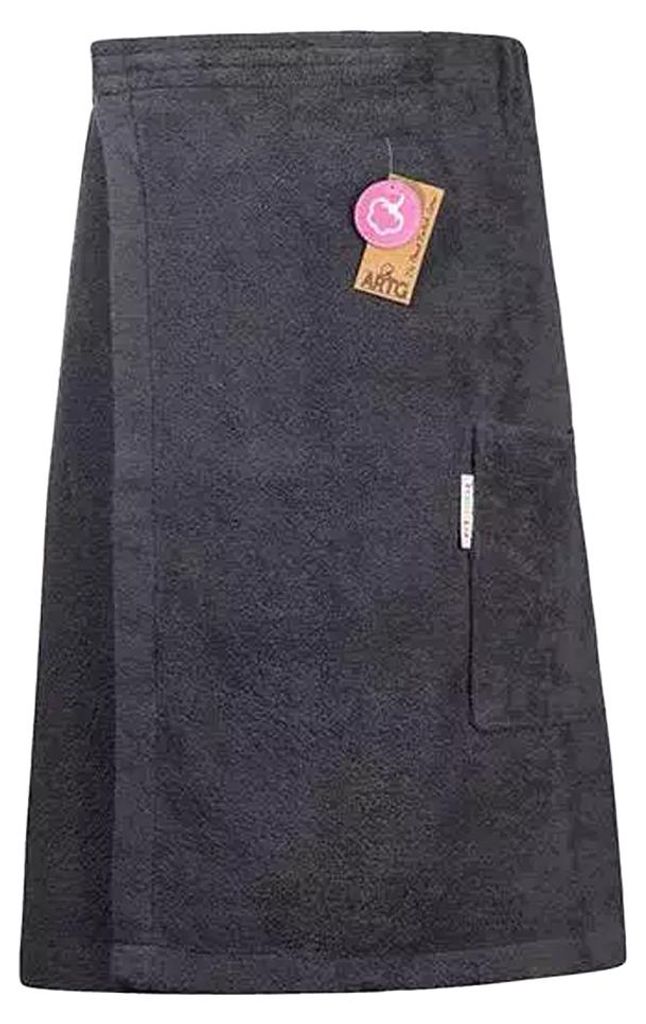 ARTG - Saunakilt, Unifarben LT6177 (65 cm x 135 cm) (Graphit)