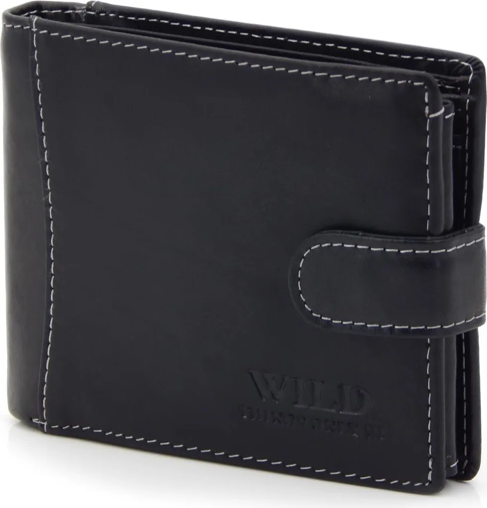 Portafoglio in Pelle Marrone da Uomo: Design Classico e Sicurezza RFID