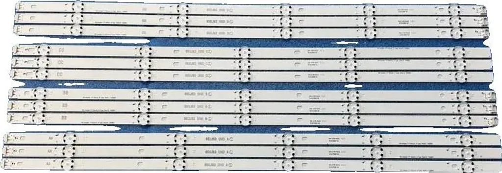 Barre LED TV 65 pouces en aluminium 1330mm pour rétroéclairage précis