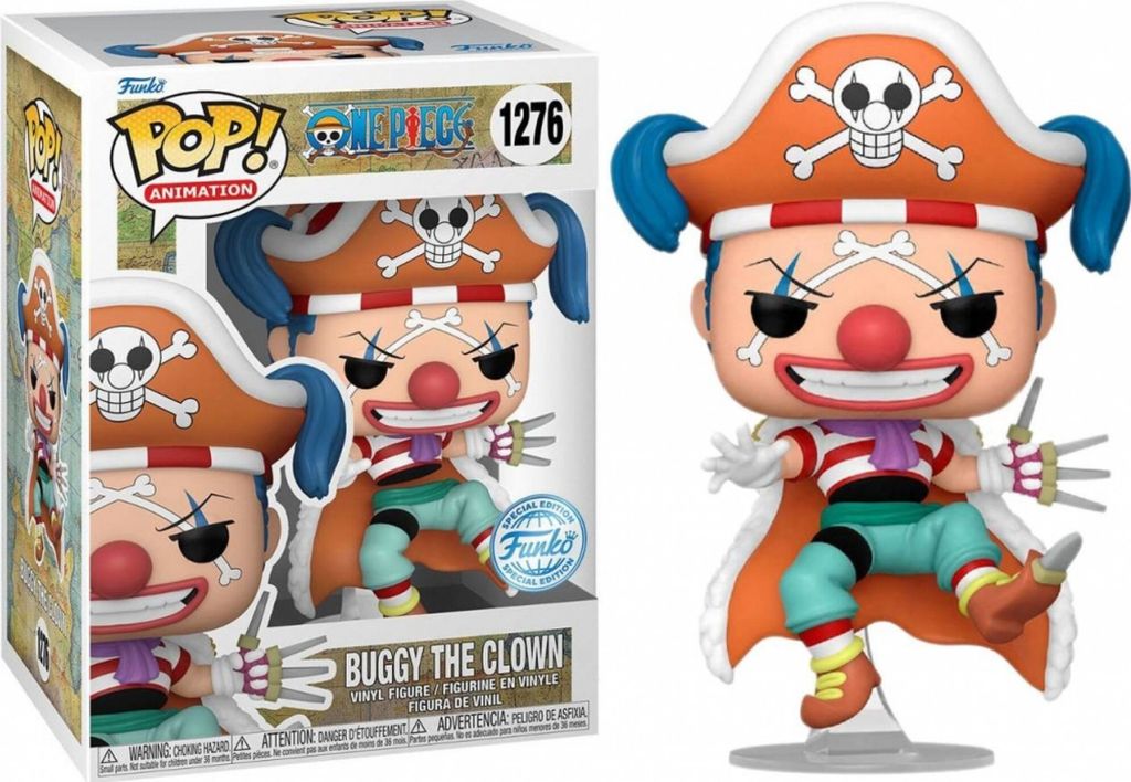 ONE PIECE - POP Animation N° 1276 - Buggy Il Clown Immagine del prodotto 