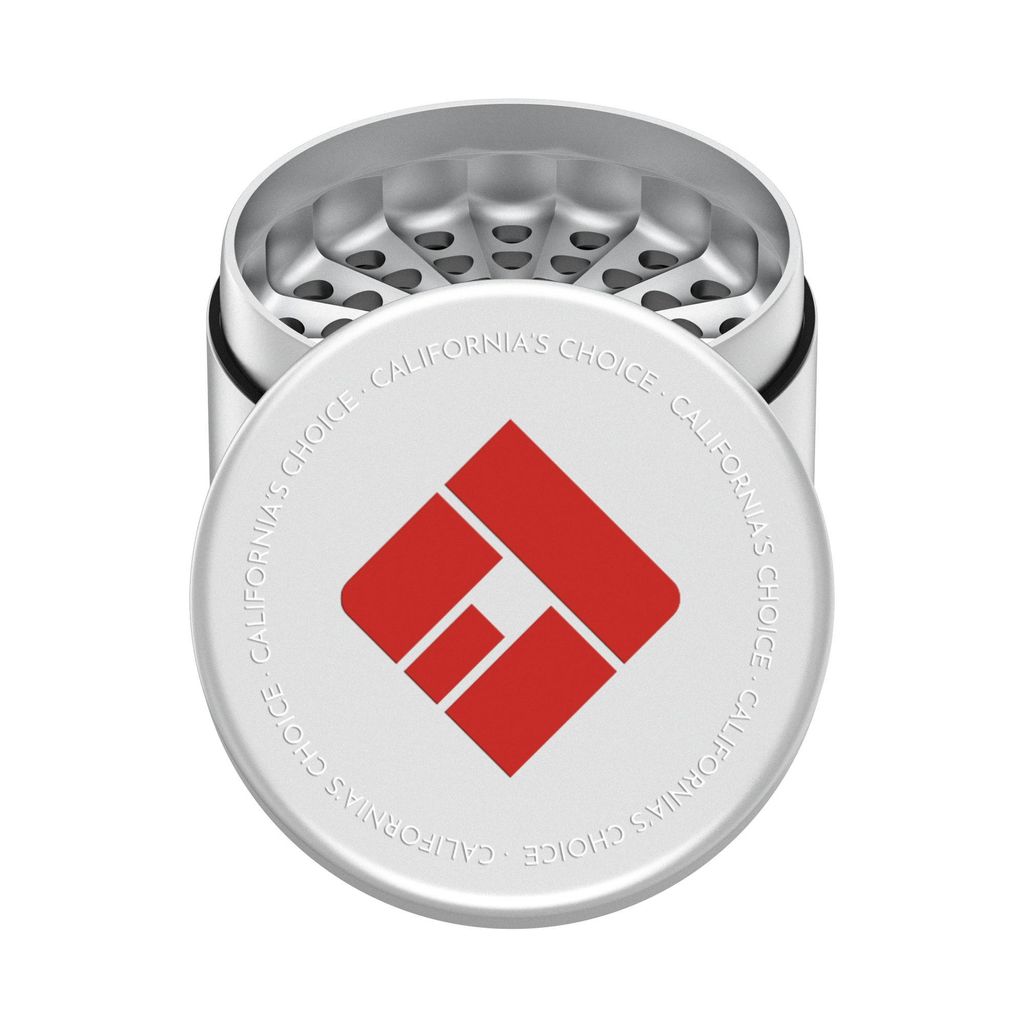 Premium Toothless Grinder Hollywood Silber (rotes Logo) 2.0 Produktbild 