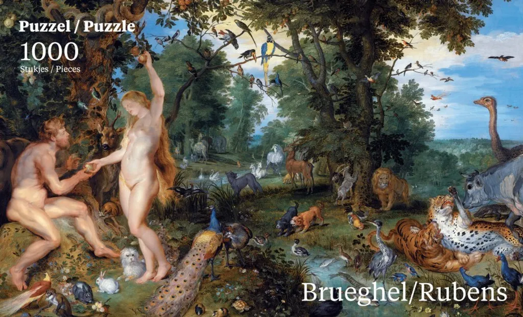 Puzzle de collection 1000 pièces Rubens Le Jardin d'Eden Mauritshuis Art