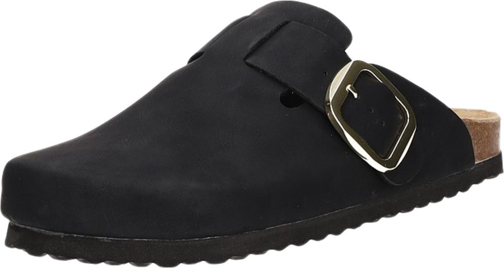 Alyssa Damen-Clog mit Tieffußbett Schwarz, Farbe:schwarz, EU Größe:36