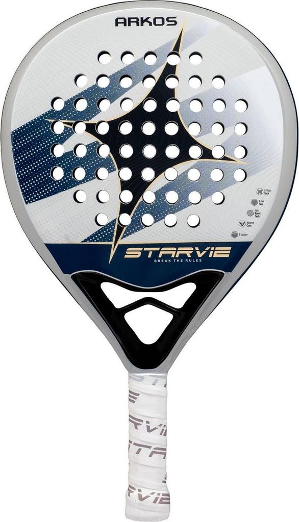 Star Vie Arkos Padelschläger Silber 350-370 gr Herren Silber 350-370 gr