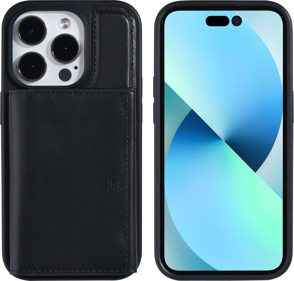 UNIQ Accessory iPhone 14 Pro Hardcase Backcover - Whiteh removable card holder - Black