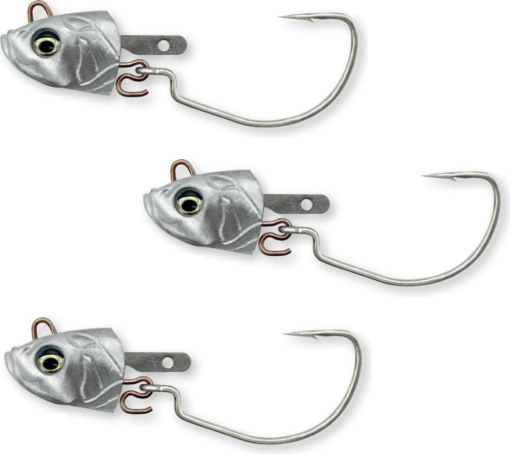 Savage Gear Minnow WL Jighead - 3 Jigköpfe, Größe:18g / Gr. 5/0