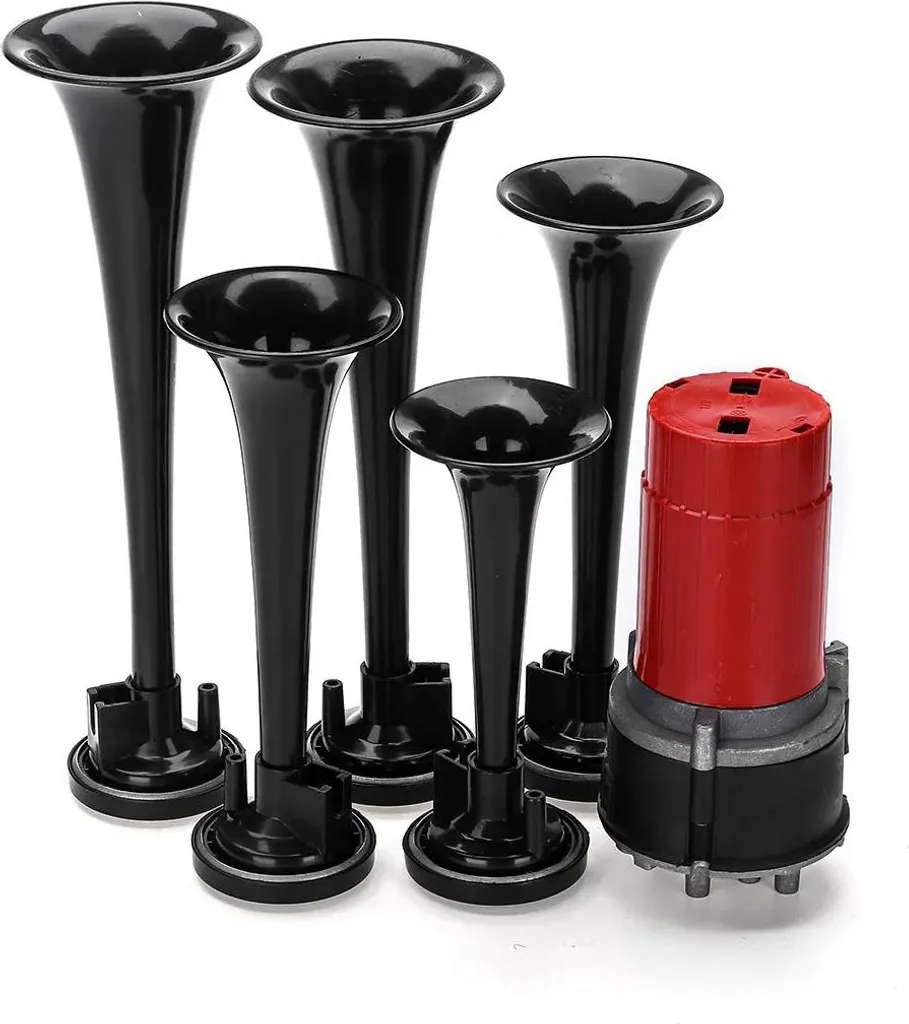 Klaxon pneumatique 178dB 5 trompes : remplacez votre avertisseur faible