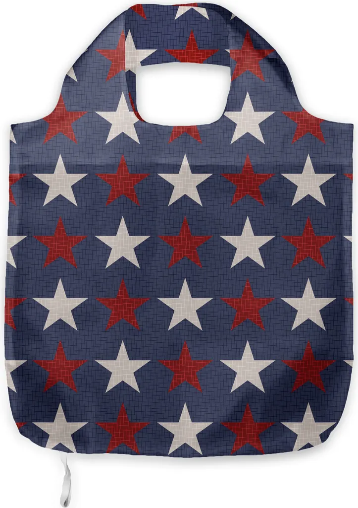 Borsa Shopping ABAKUHAUS US Freedom: Tessuto Lavabile e Resistente