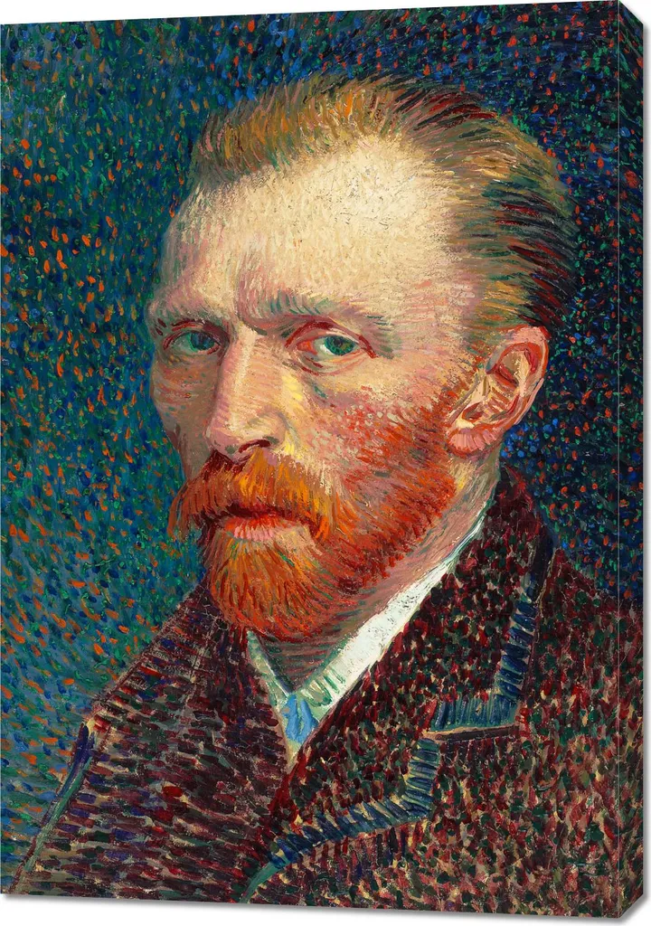 Quadro Van Gogh Autoritratto Vintage 70x100 | Canvas Art Design Interni
