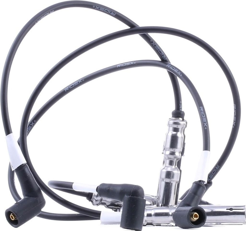 RIDEX 685I0157 Zündkabelsatz Zündleitungssatz für VW Golf IV Schrägheck (1J1) GOLF VI (5K1) Golf V Schrägheck (1K1) TOURAN (1T1, 1T2) Passat V...