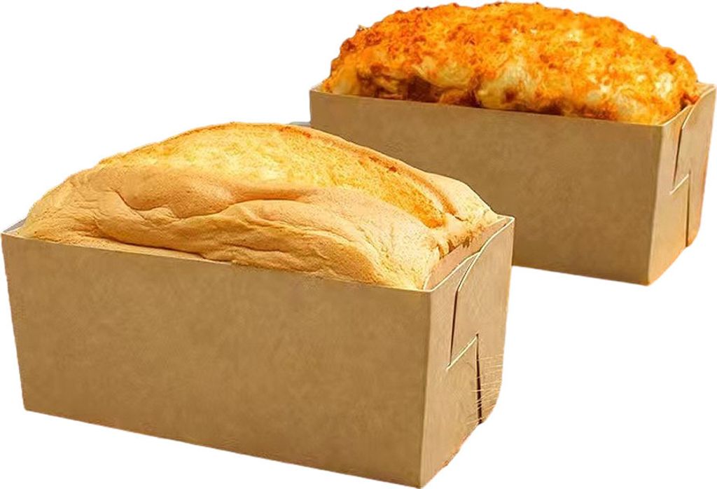 1 Pfund Fettdichte Papier-Kastenformen, Backformfreie Toastbrotform, Kleine Einweg-Kastenform, 1 Pfund Backformeneinlagen,Brotlaiben Mit Beuteln Un...
