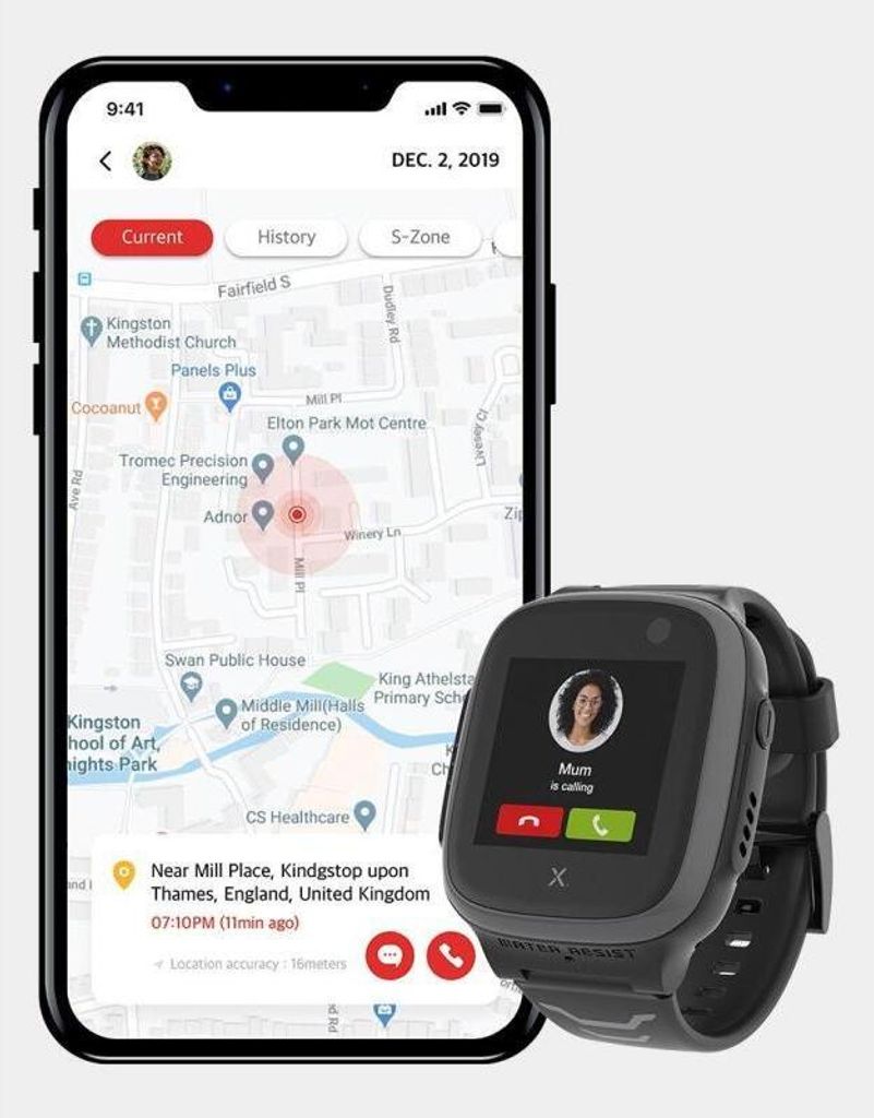 Xplora X5 Play 3,56 cm (1.4 Zoll) TFT 4G Schwarz GPS Produktbild 12