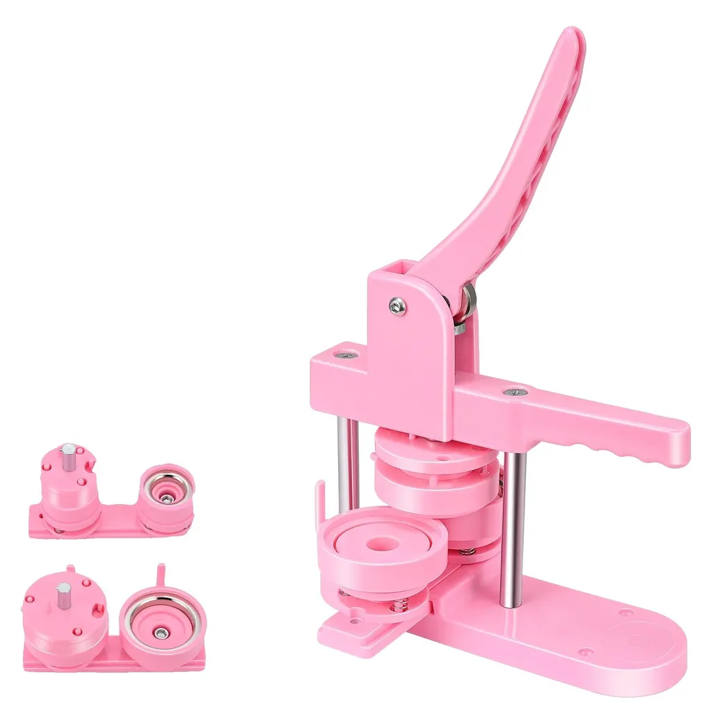 Machine à badges facile d'utilisation kit rose complet sans ratés